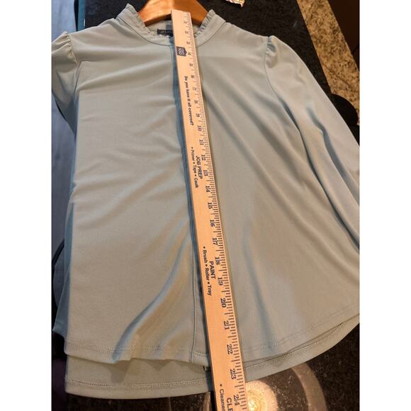 Adrianna Papell Sage Green Blouse Size Small - Picture 8 of 8